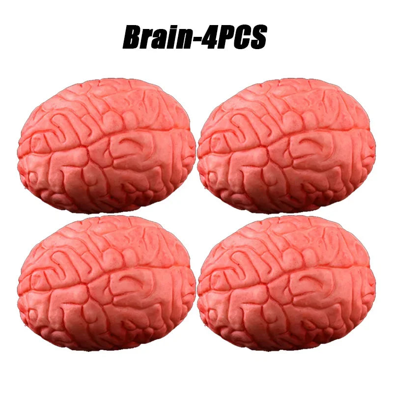 Halloween Body=Parts Scary Plastic Brain Organs Severed Hands Feet
