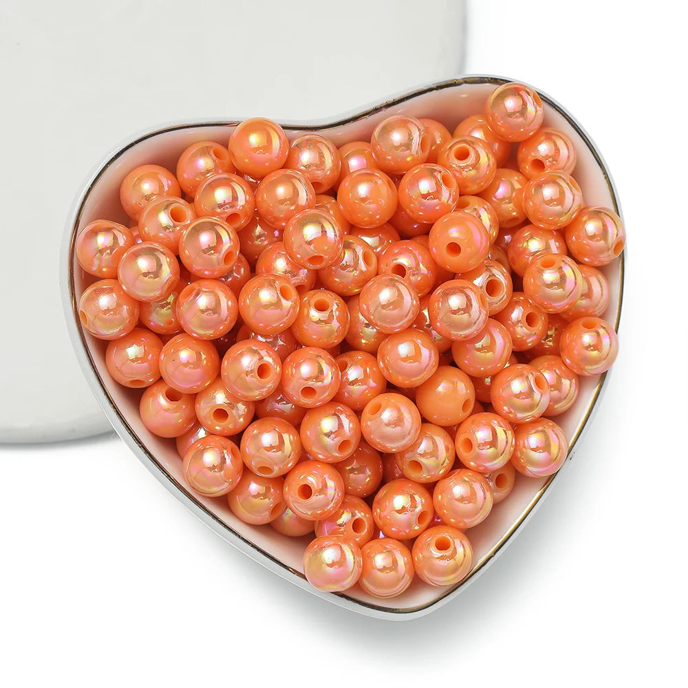 50/100pcs 6/8/10mm Acrylic Beads Spacer Beads