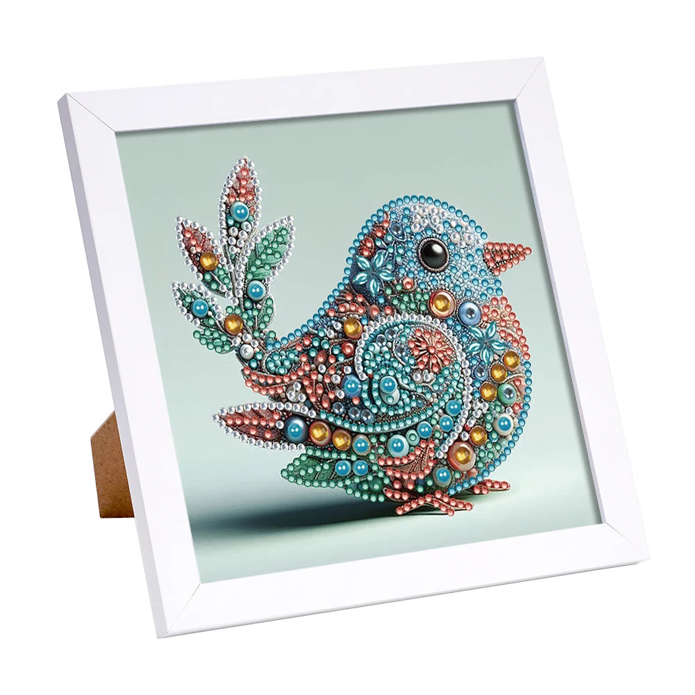 5D DIY Partial Special Shaped Drill Diamond Painting Kit W/ Frame Decor