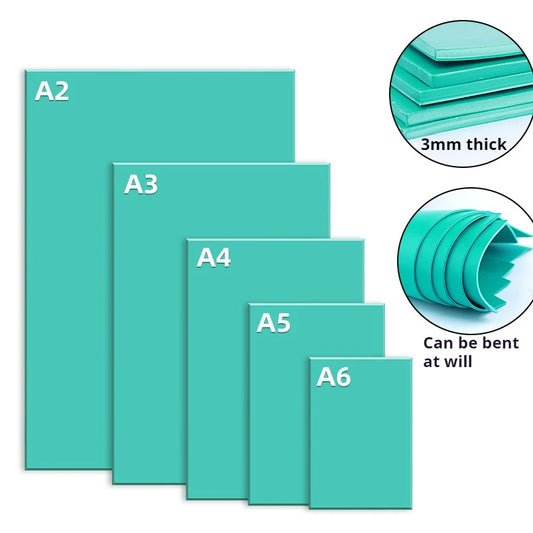 3mm Soft-Carving Rubber Block Printmaking Stamp Blocks  A3/A4/A5