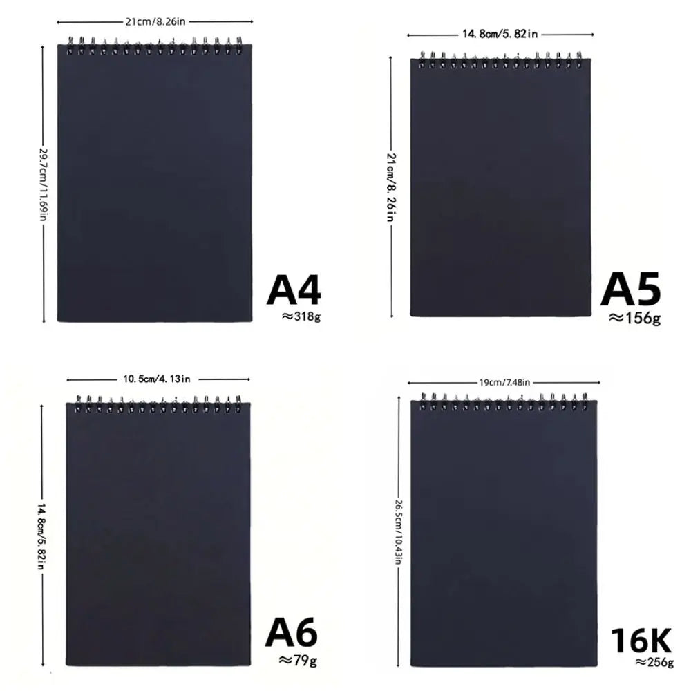 Eco-Friendly 30-Sheets 8K-16K Sketchbook Thick Drawing Paper