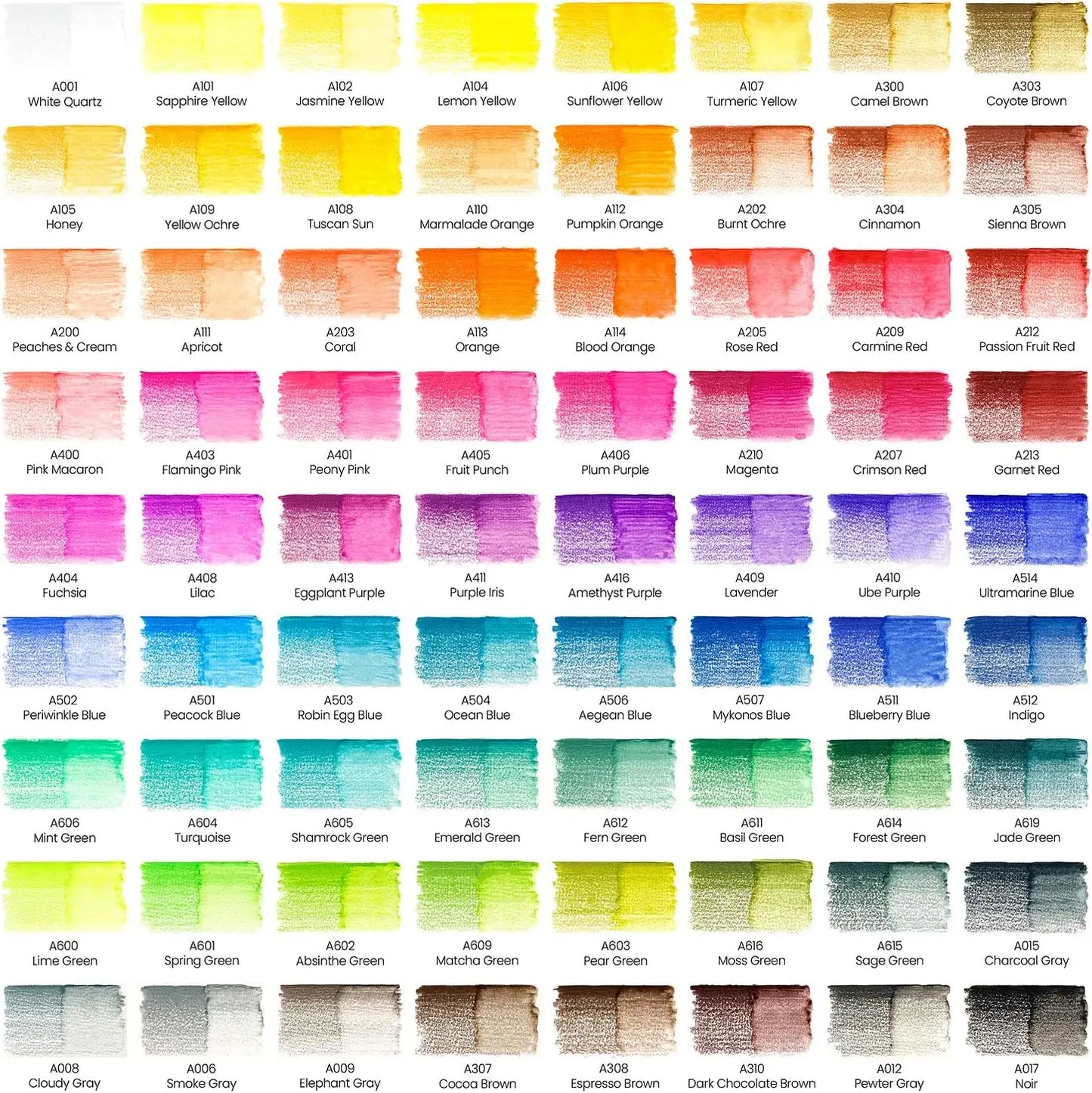 72 Soft Wax-Based Colored Pencils for Artists