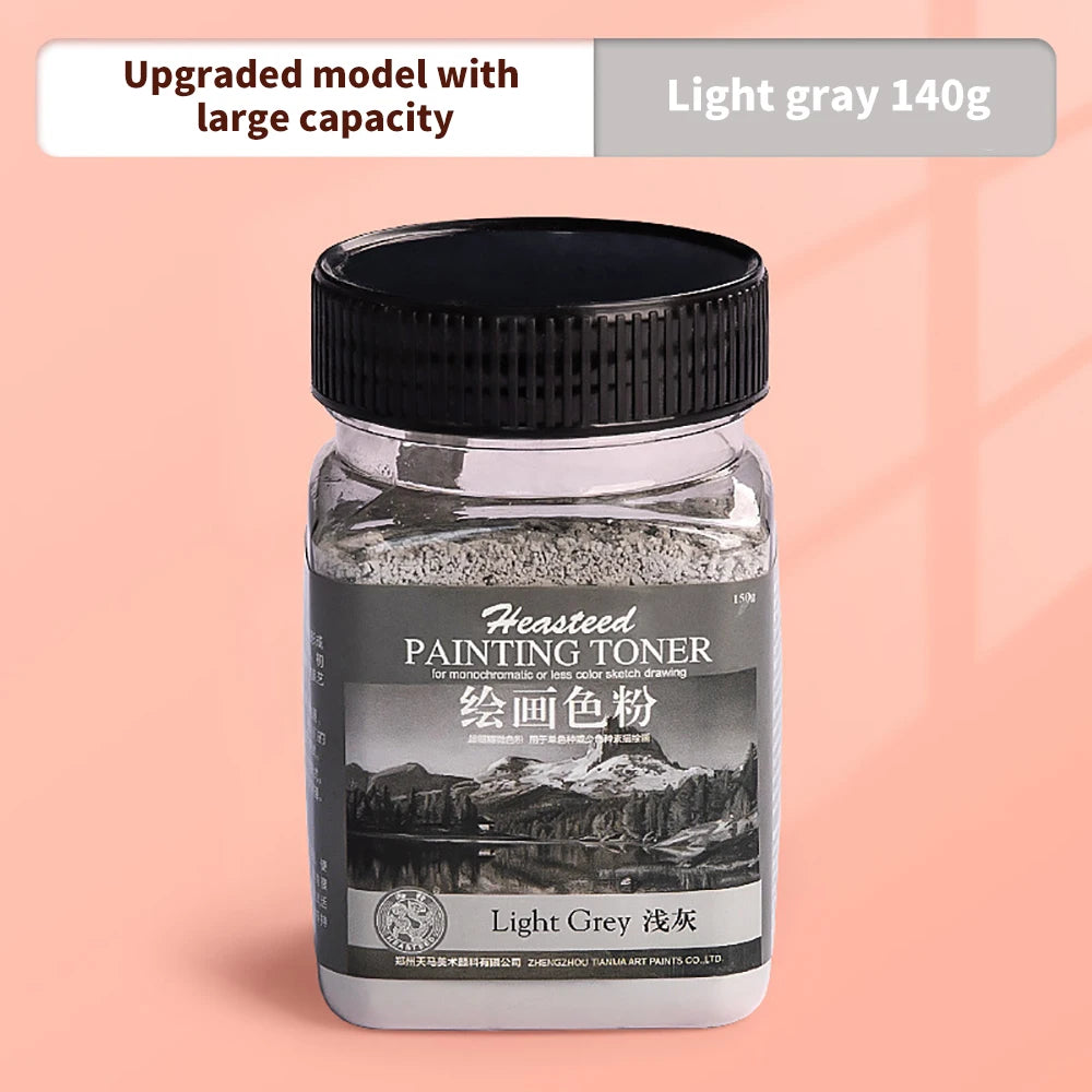 Dry/Wet Sketch Toner Paint Sketching Graphite/Charcoal Color Powder