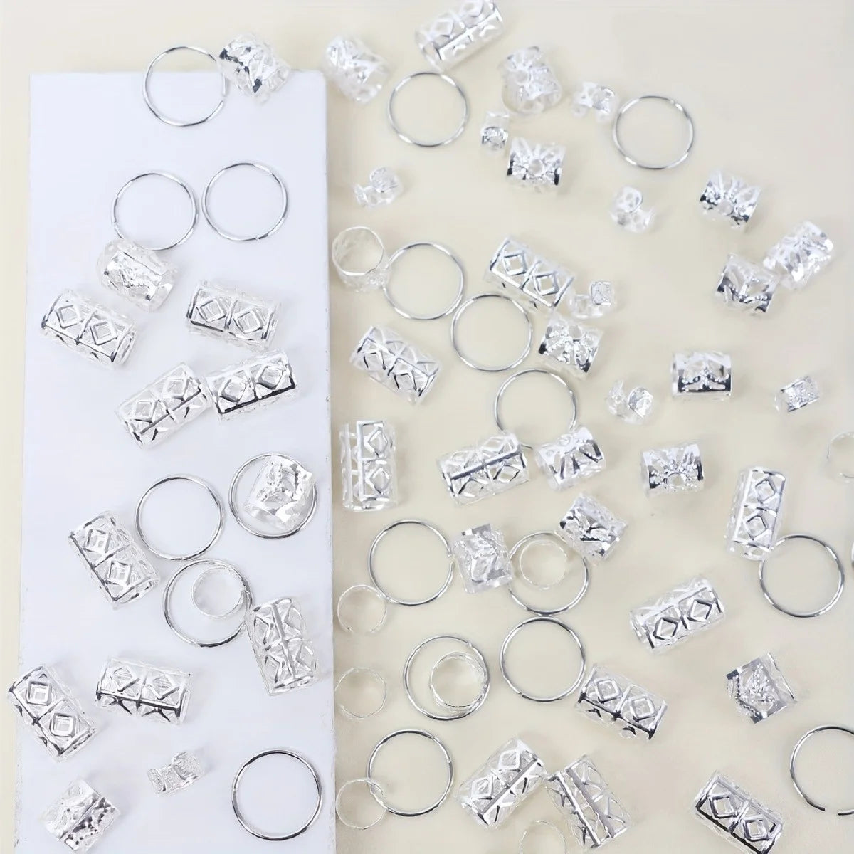 80pcs Hair Beads - Stylish Alloy Hair Accessories