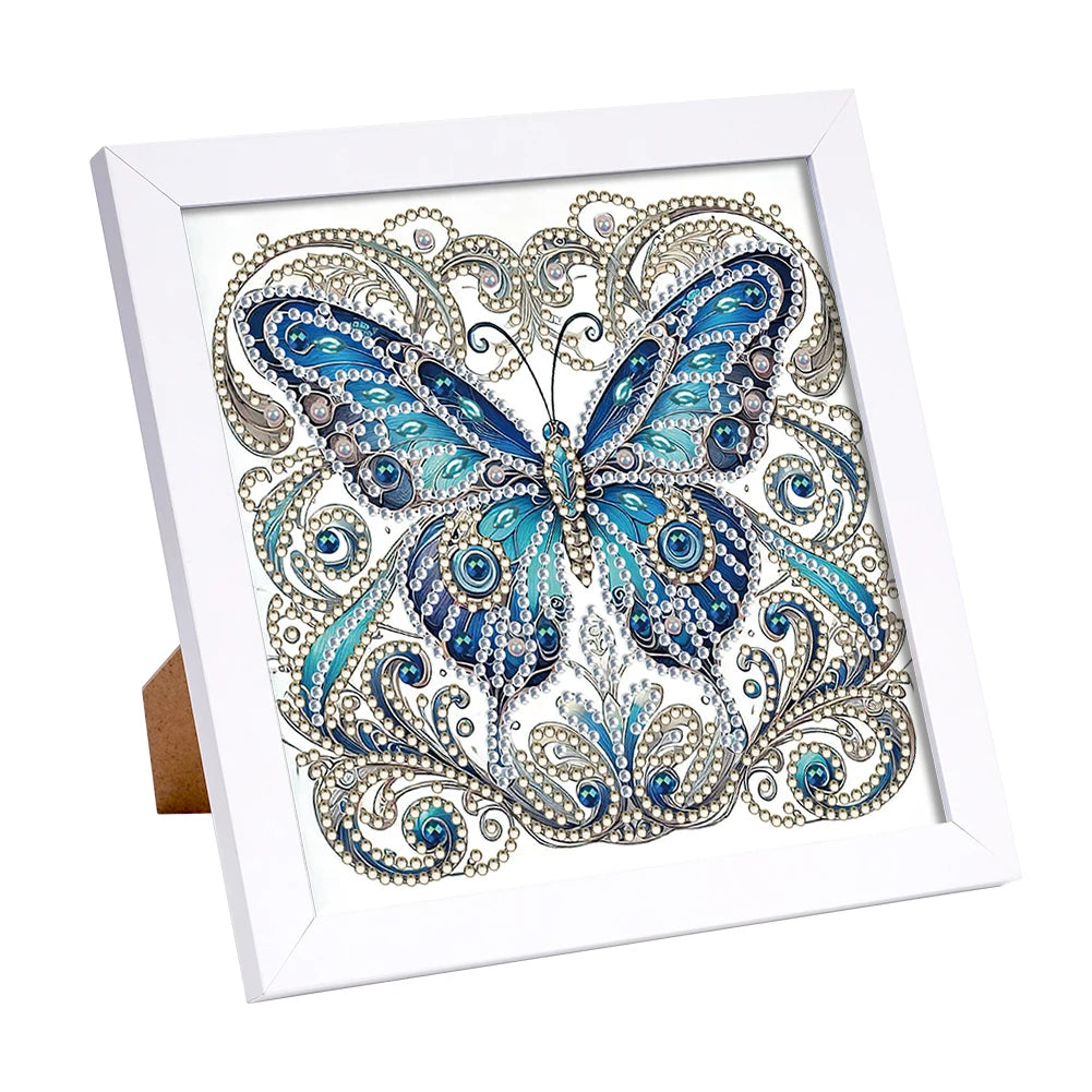 5D DIY Partial Special Shaped Drill Diamond Painting Kit W/ Frame Decor