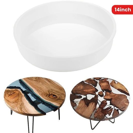 Large Oversize Resin Molds, Large Round Mold Resin Table Mold Epoxy Table Mold For River Table, Charcuterie Board, Cutting Board