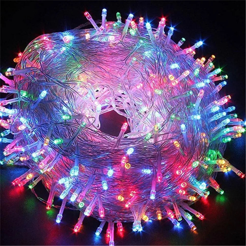 Christmas Lights 5M/10M/20M/30M/50M/100M Led String Fairy Light 8/Modes