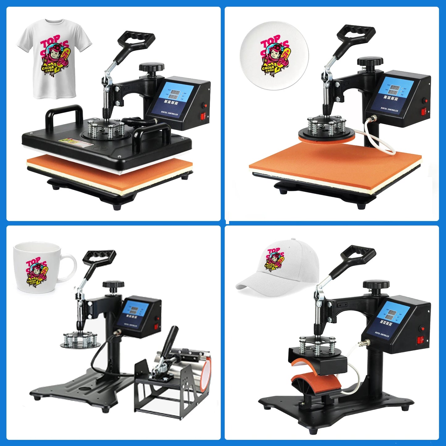 15 In 1 Combo Muntifunctional Sublimation Heat Press Machine