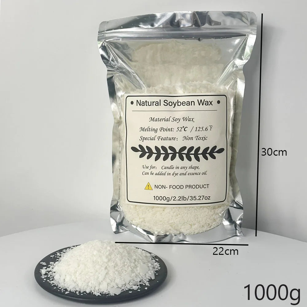 500g/1kg Pure Soy Wax Paraffin Material Pre-Soy Wax-Core