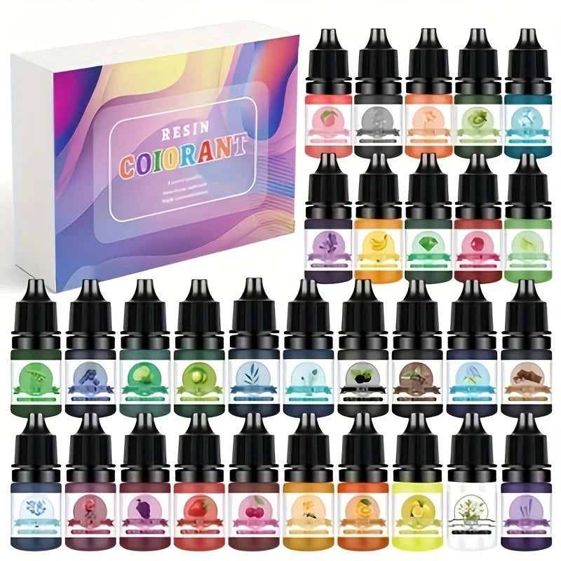 Boxed with 30 bottles of highly concentrated 30 color 5ML