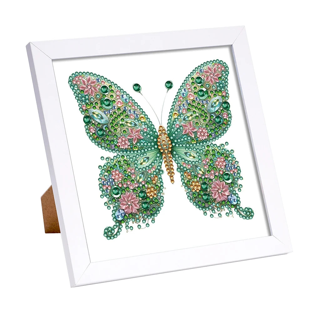 5D DIY Partial Special Shaped Drill Diamond Painting Kit W/ Frame Decor