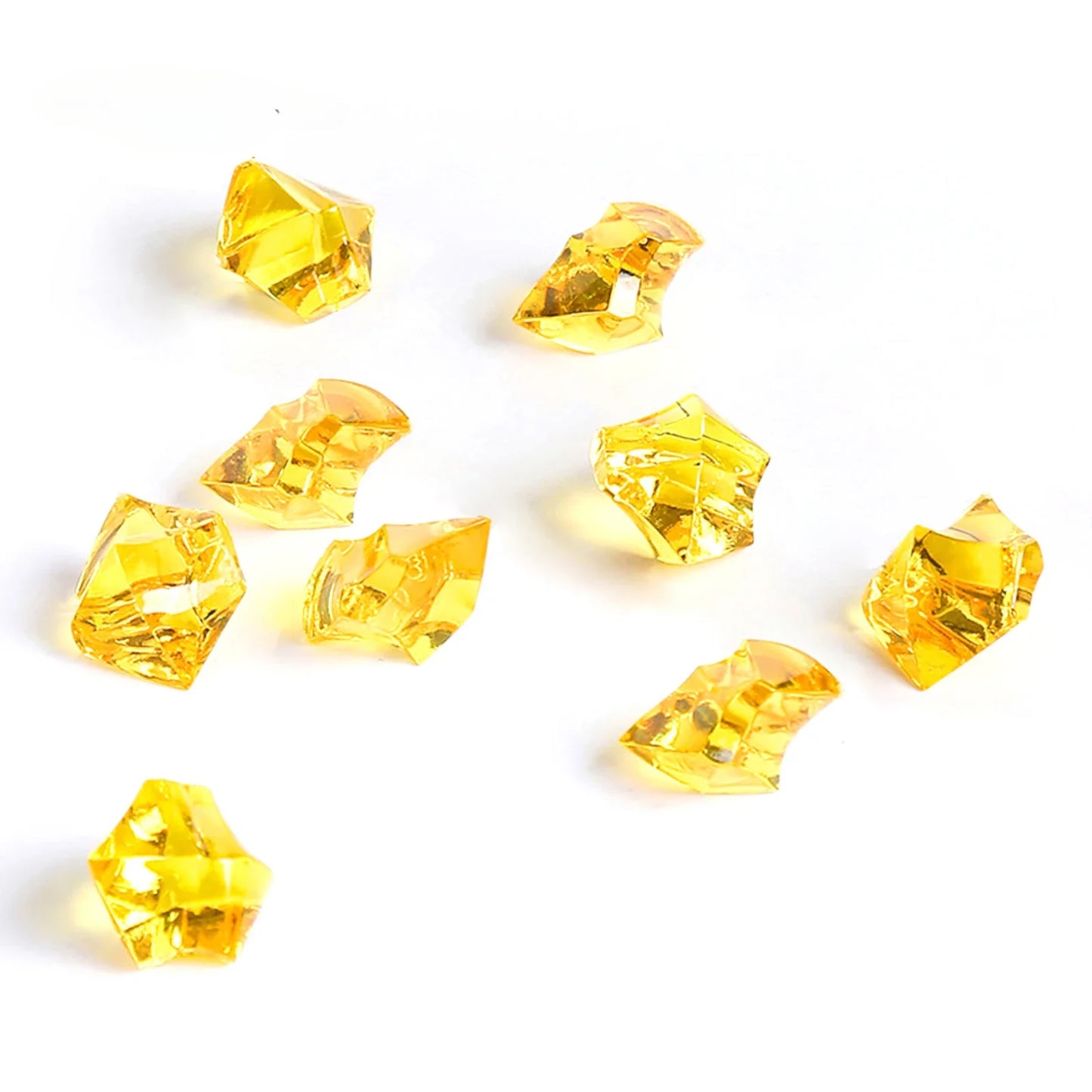 100/200pcs Crystal Transparent Fake Crushed Ice Stones