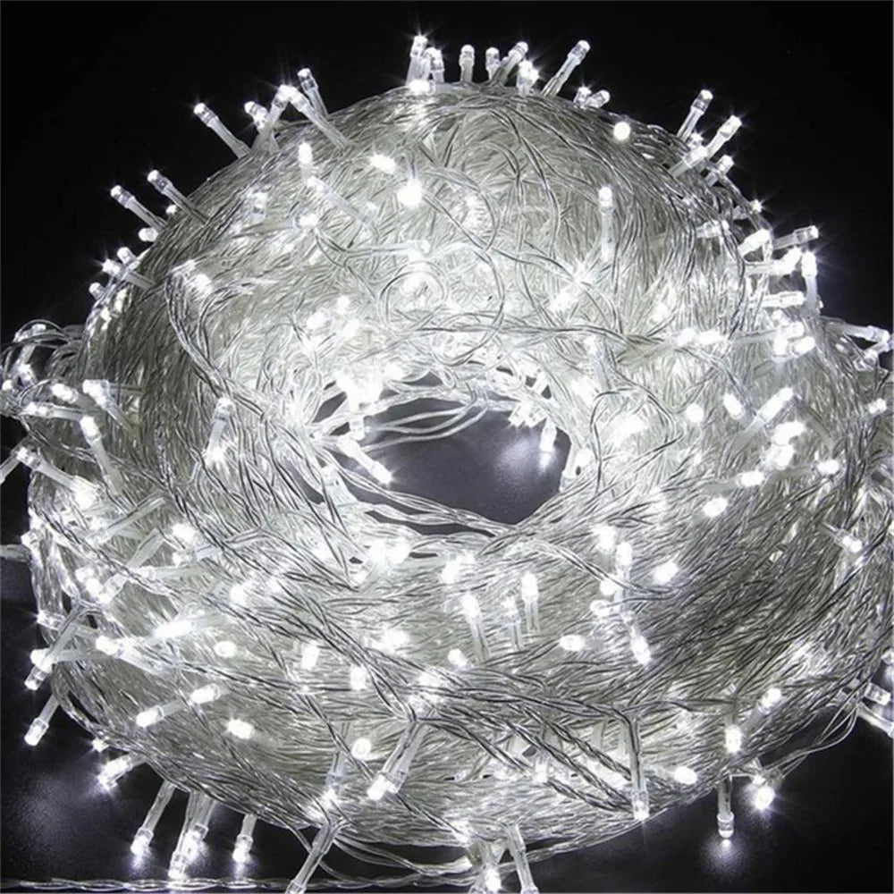 Christmas Lights 5M/10M/20M/30M/50M/100M Led String Fairy Light 8/Modes