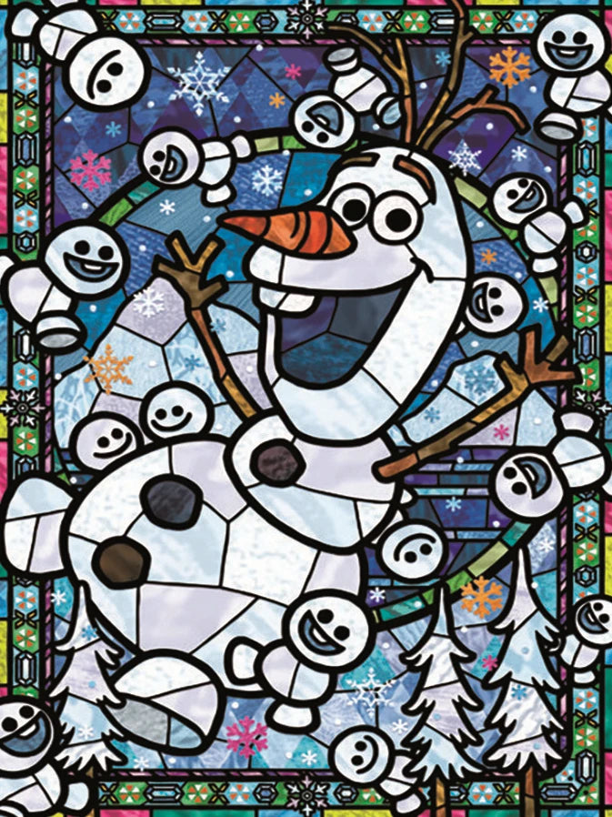 Stained Glass Fairy Dust Disney Cartoon Animal Diamond Painting