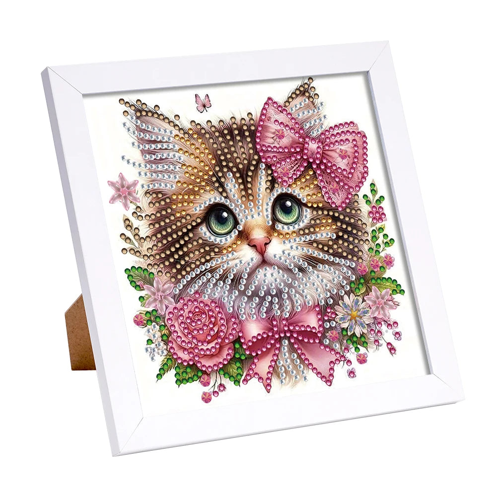 5D DIY Partial Special Shaped Drill Diamond Painting Kit W/ Frame Decor
