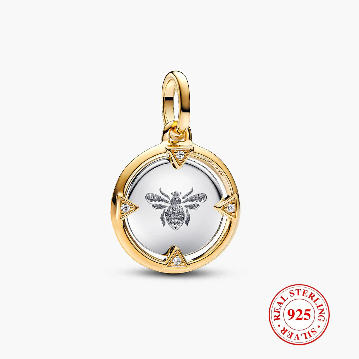 1 Pc S925 Sterling Silver Round Pendant, Unique Retro Style, Used For Daily, Party, And Banquet Decoration Gifts