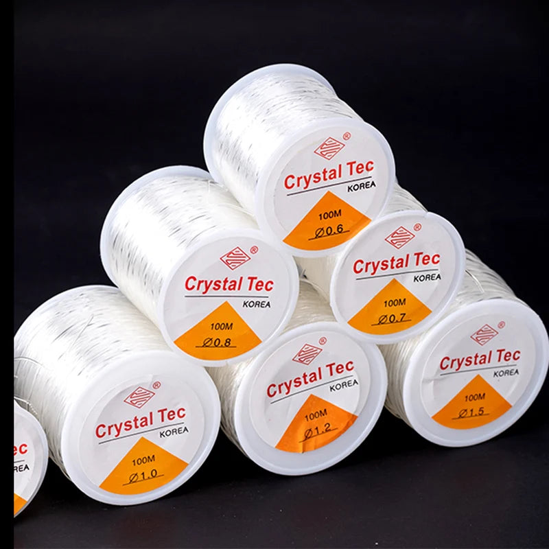 100m Strong Elastic Crystal-Beading Thread Cord Jewelry