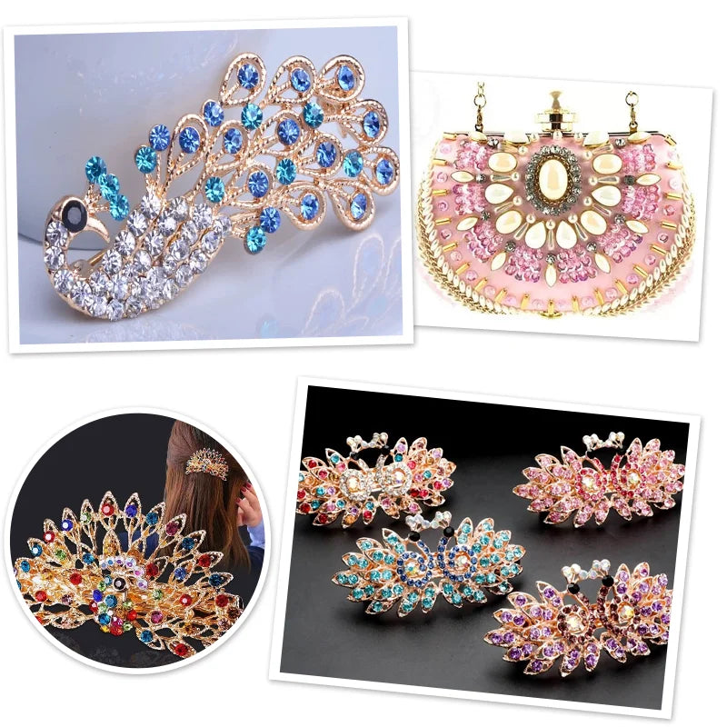 Bulk 2-6mm Jelly AB-Resin Rhinestones Flat Back Crystals