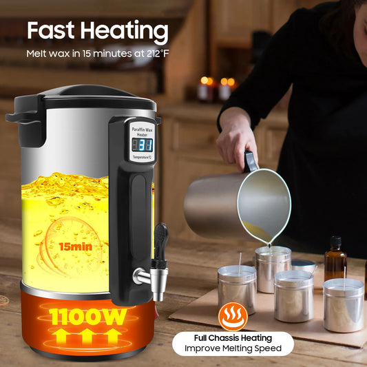 8/10.8/12 L Wax Melter Kit for Candle Making