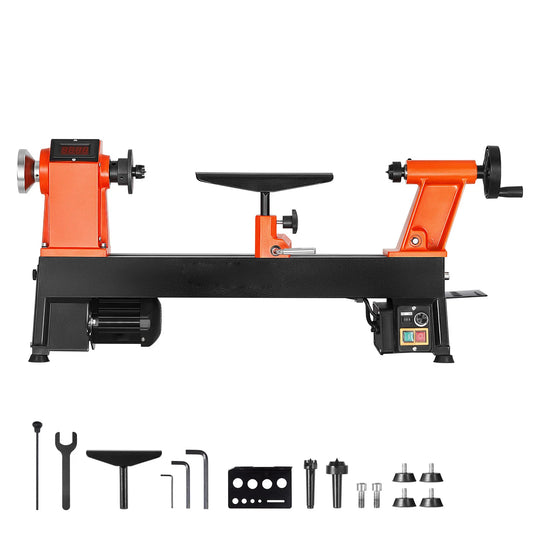 SucceBuy 1 HP Benchtop Wood Lathe Machine