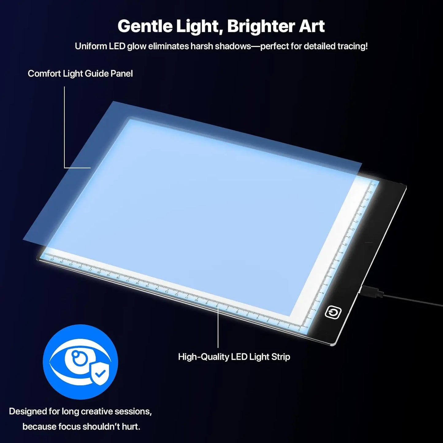 Ultra Thin A4 LED Light Box for Tracing Drawing