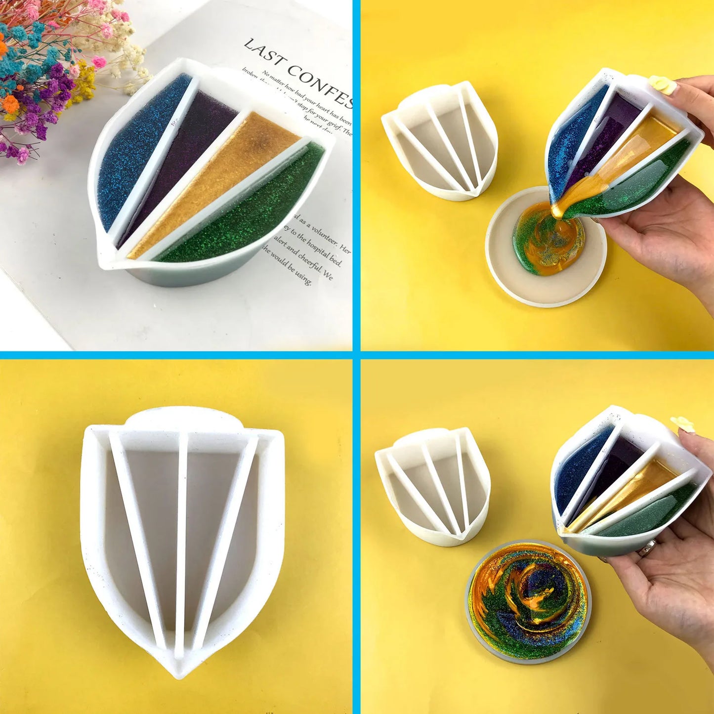 Split Cups For Paints Pouring Acrylic Paint Pouring Cup