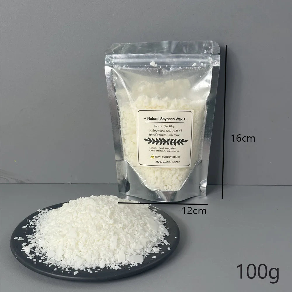500g/1kg Pure Soy Wax Paraffin Material Pre-Soy Wax-Core