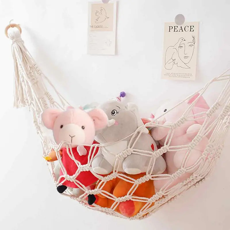 Toy Storage Hammock Stuffed Animal-Toy Storage