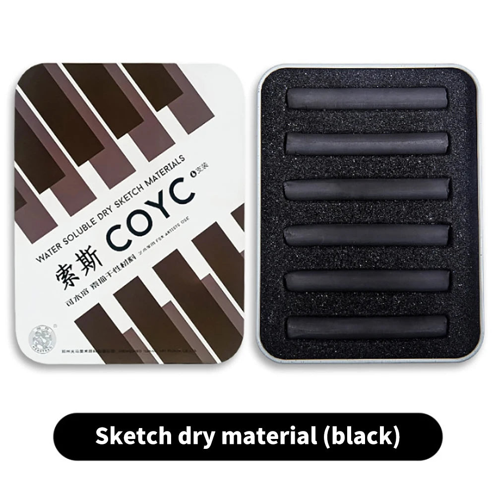 Dry/Wet Sketch Toner Paint Sketching Graphite/Charcoal Color Powder