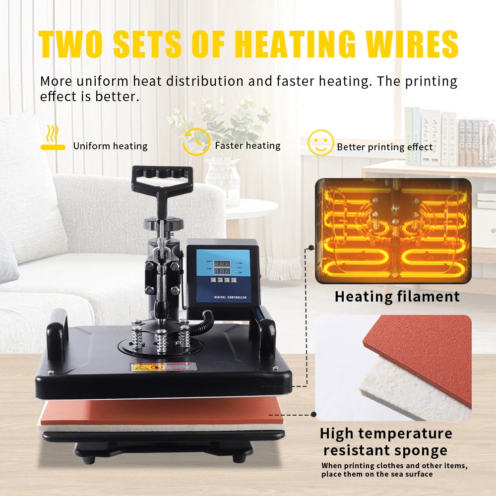 15 In 1 Combo Muntifunctional Sublimation Heat Press Machine