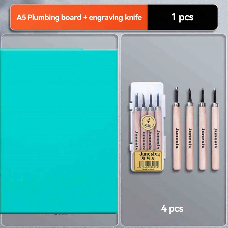 3mm Soft-Carving Rubber Block Printmaking Stamp Blocks  A3/A4/A5