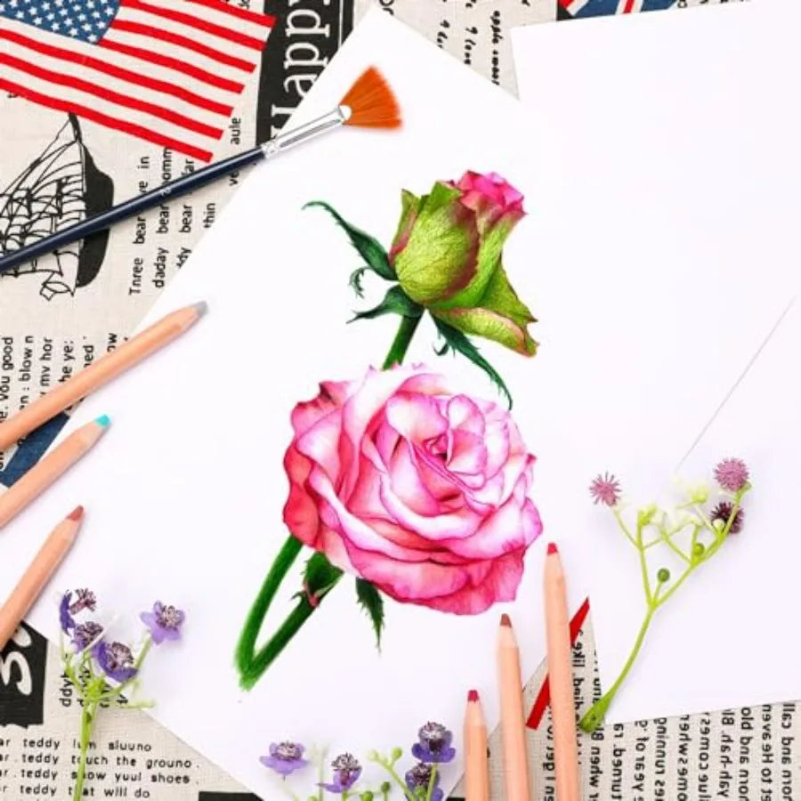 Pro Pastel Chalk Colored Pencils Set of 72 Colors