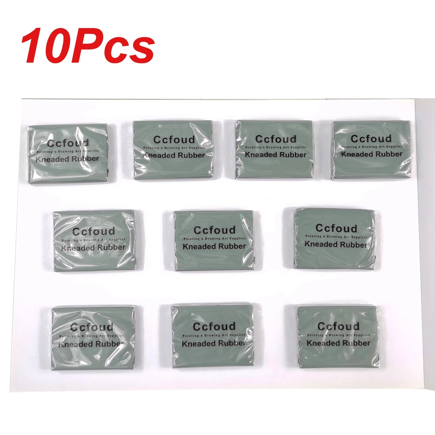 3/6/10/20/36pcs Grey Plasticity Erasers Kneaded Rubber