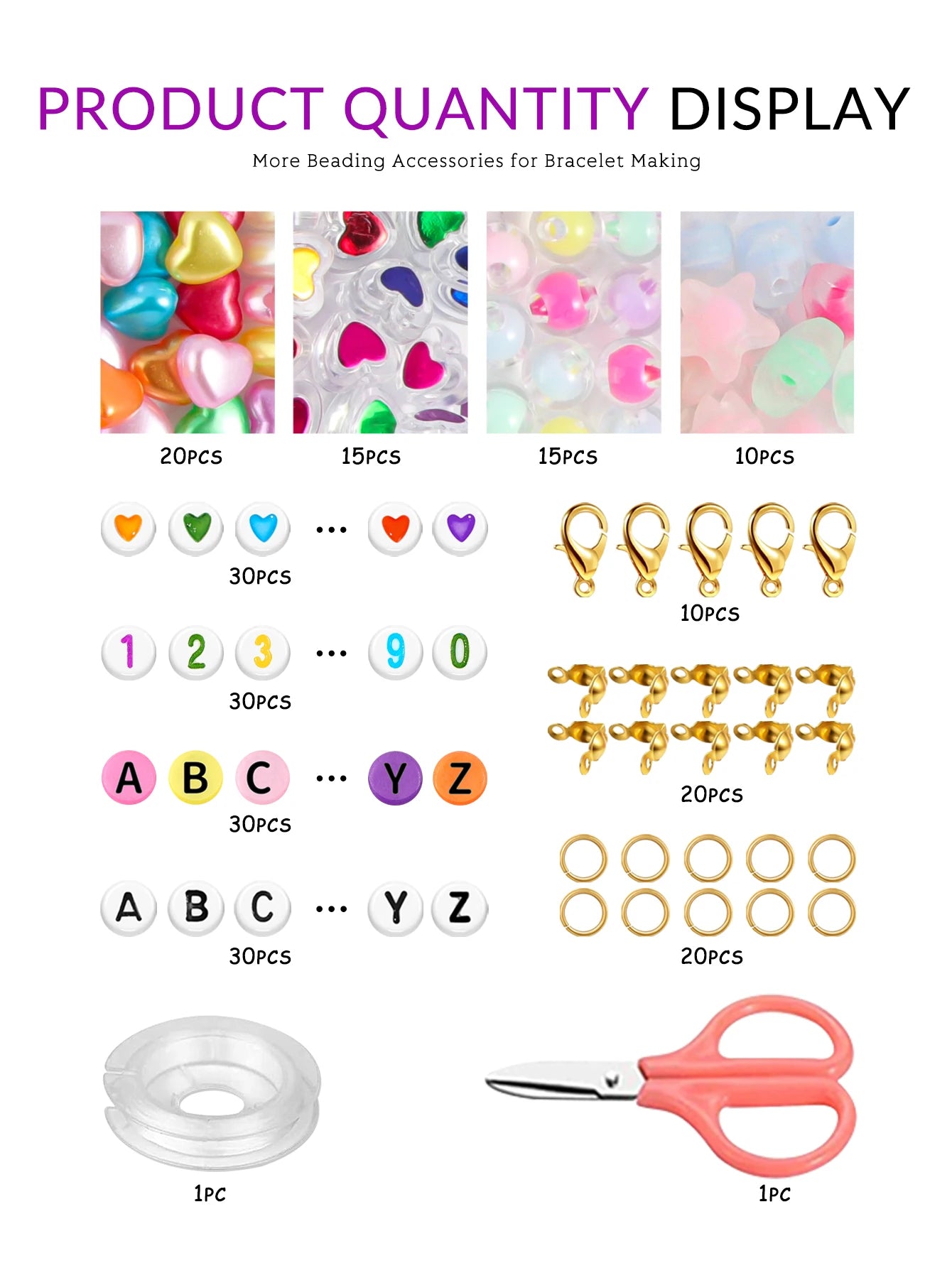 24-color 3mm Glass Seed Bead Bracelet Jewelry