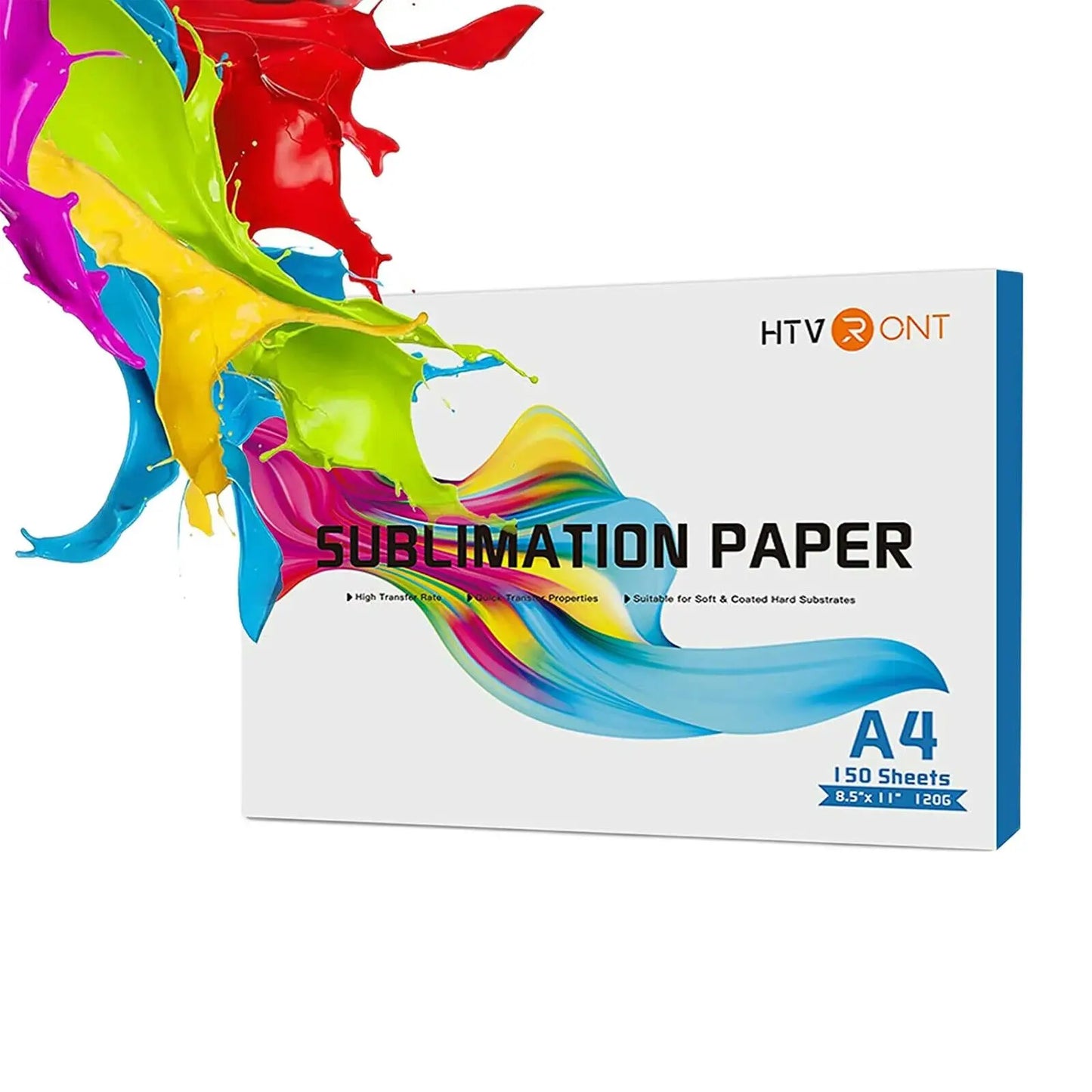 150 Sheets 8.5 x 11 Inch Sublimation Paper 120g Heat Transfer Paper