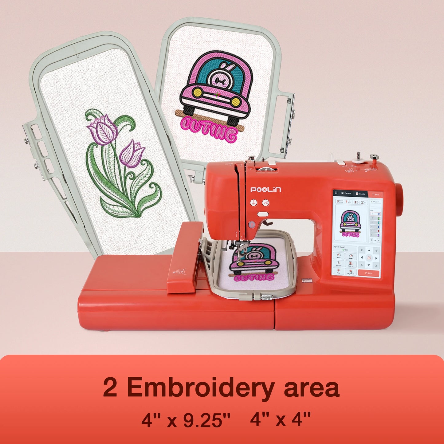POOLIN EOC05-RE Computerized Embroidery Machine