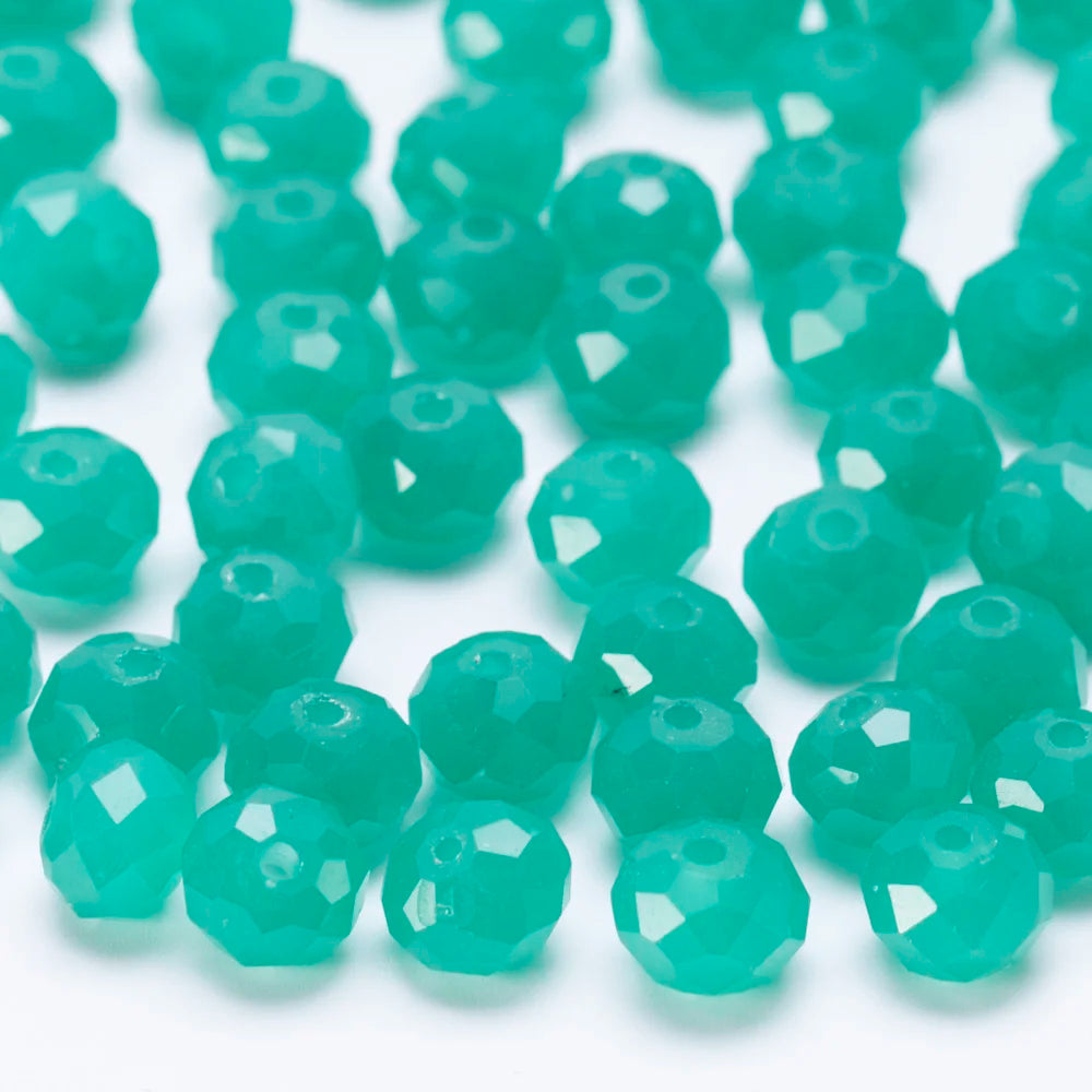 4 6 8 10mm Czech Rondelle Crystal Beads Faceted Glass Beads