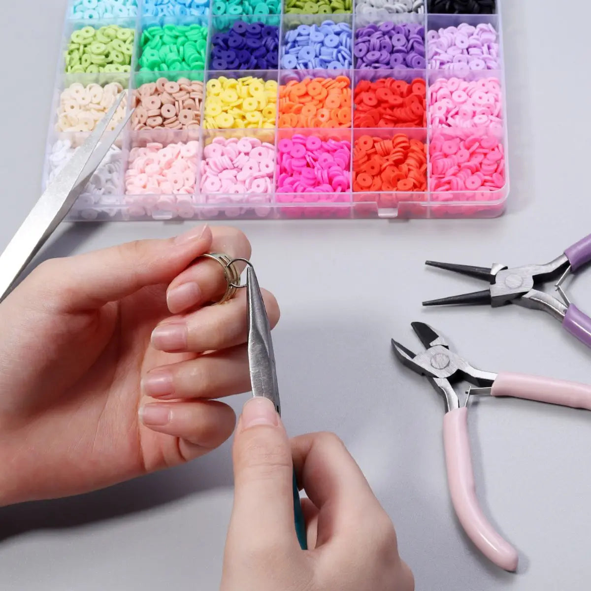 Jewelry Making Tool Set Pliers Tweezers Snippers