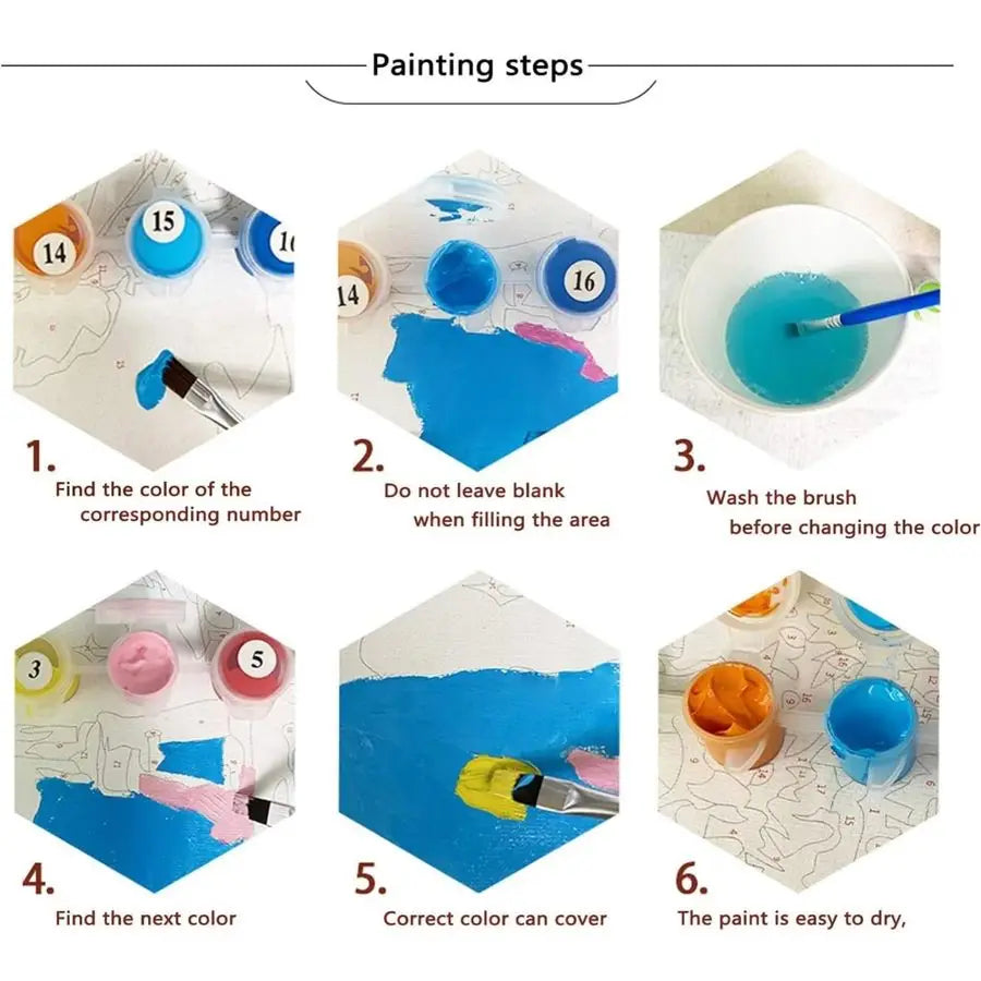 Paint by Numbers Kit for Adults Beginner