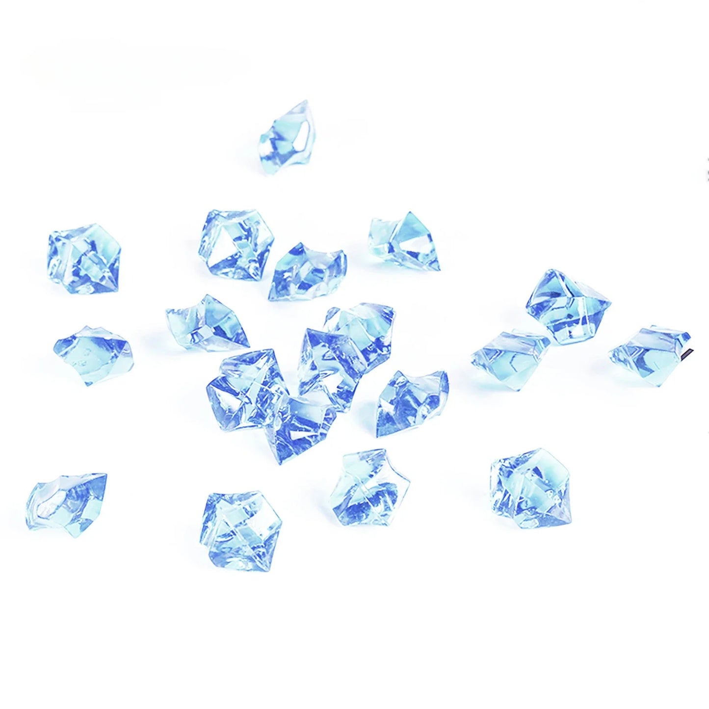 100/200pcs Crystal Transparent Fake Crushed Ice Stones