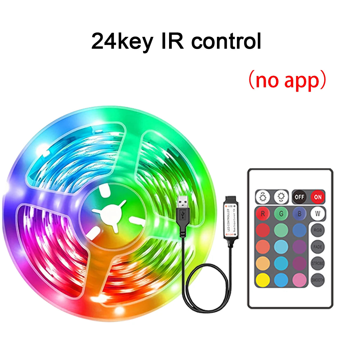 RGB/LED Strip Lights 5m/10m/20m/30m with APP Control