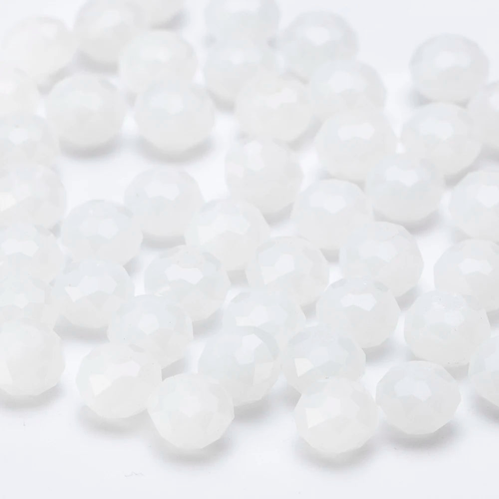 4 6 8 10mm Czech Rondelle Crystal Beads Faceted Glass Beads