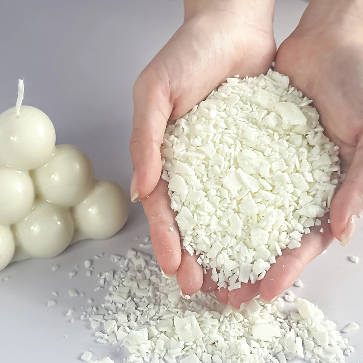 500g/1kg Pure Soy Wax Paraffin Material Pre-Soy Wax-Core