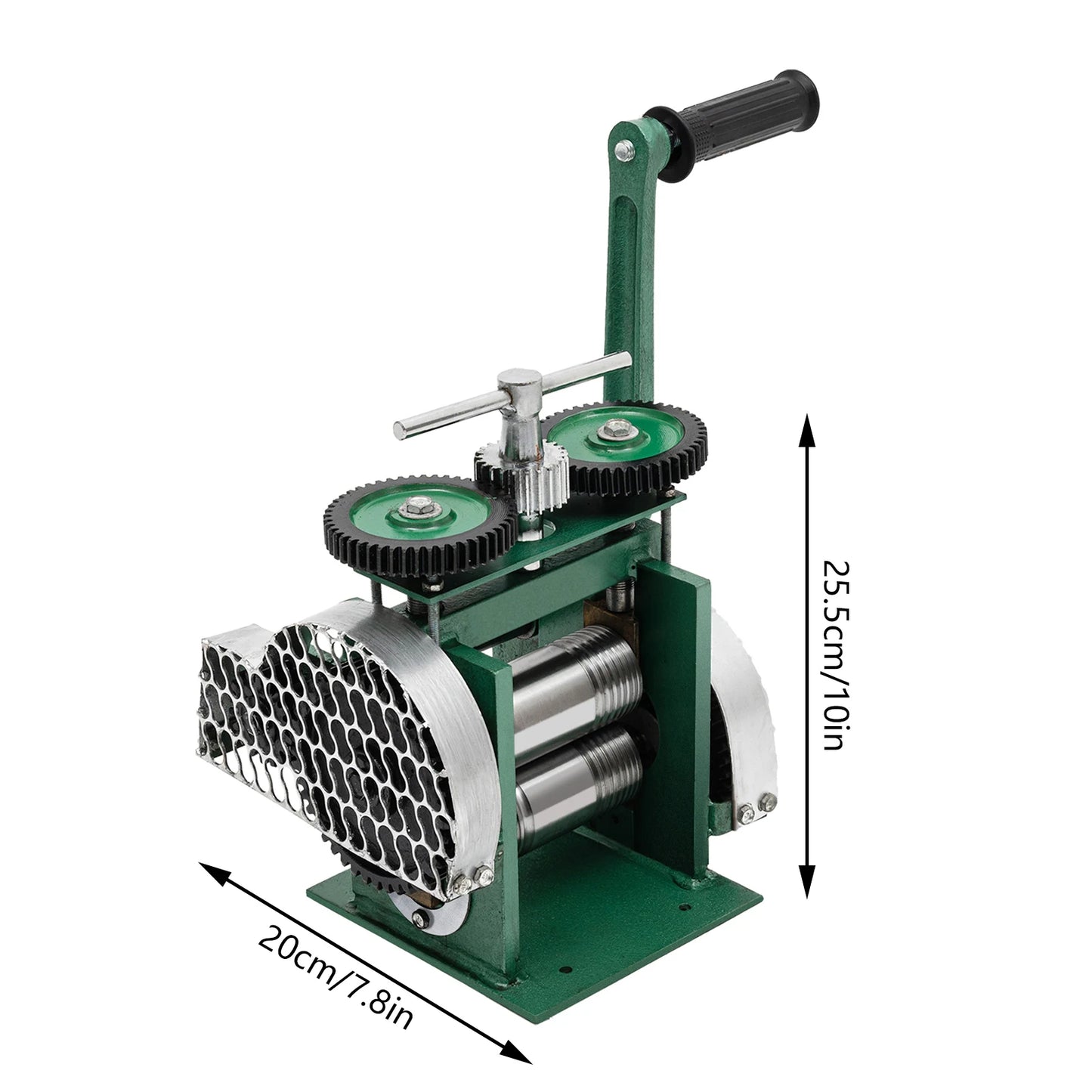 Portable 3-n-1 Manual Jewelry Rolling Mill Machine