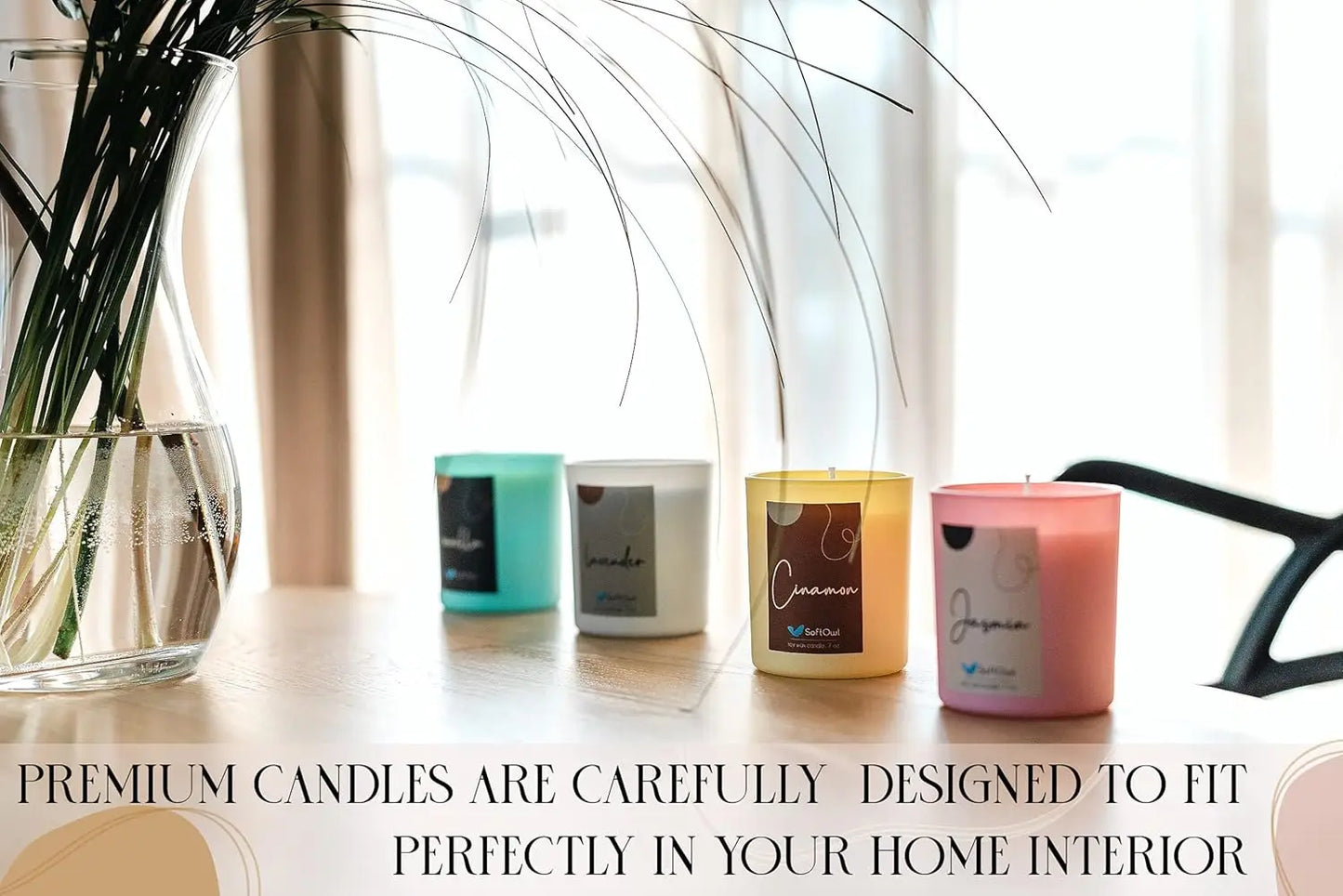 Complete Soy Candle Making Kit with Wax