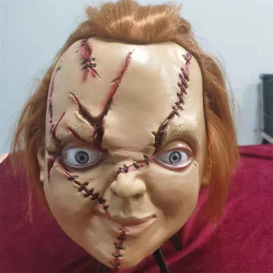 1 PC Horror Ghost Doll Chucky Mask Halloween Scary Latex