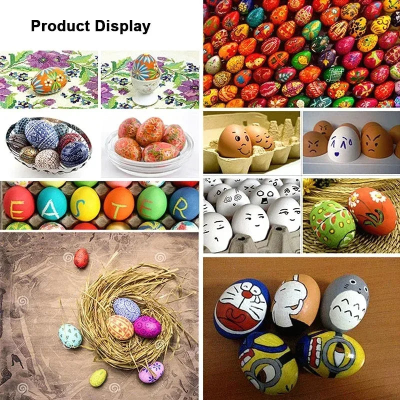 10pcs/lot Unfinished Wooden Eggs, Smooth Solid Wood
