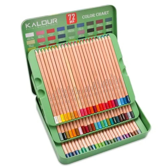 Pro Pastel Chalk Colored Pencils Set of 72 Colors