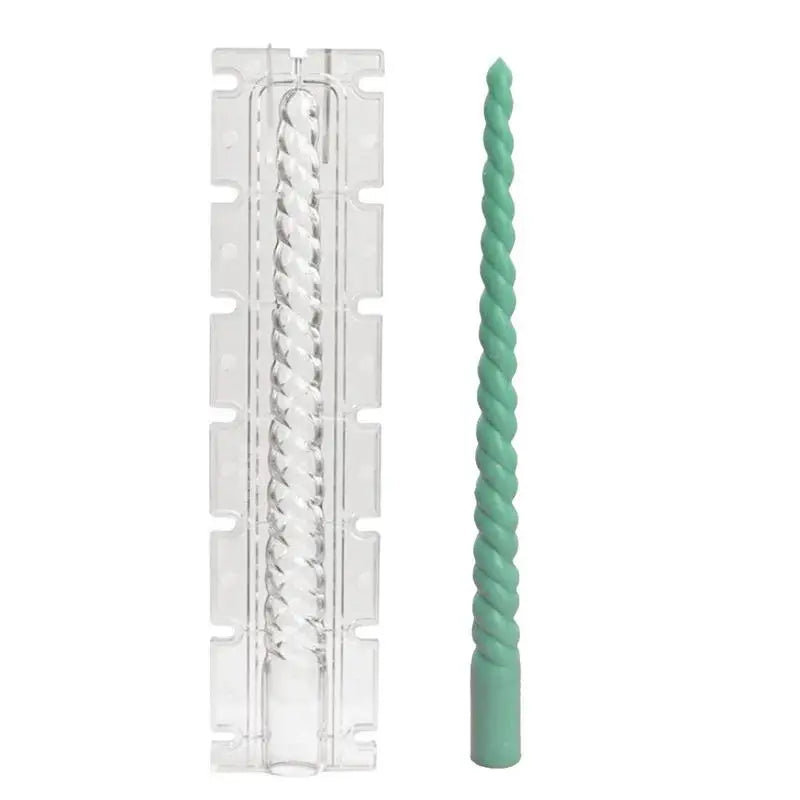 Spiral Taper Candle Mold Twisted Tapered Candlestick