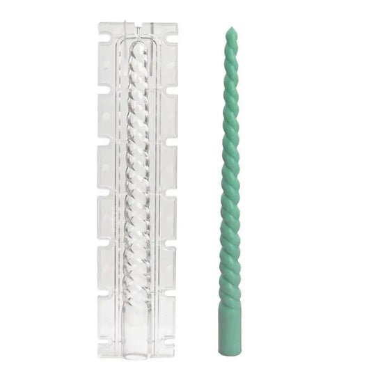 Spiral Taper Candle Mold Twisted Tapered Candlestick